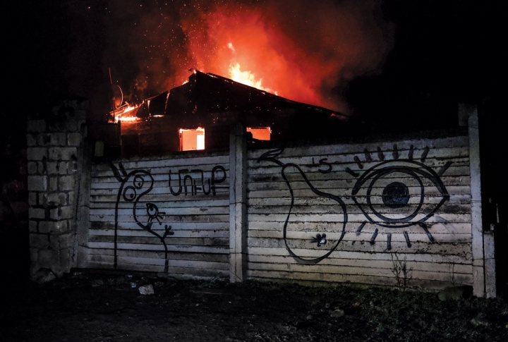 Burn and leave