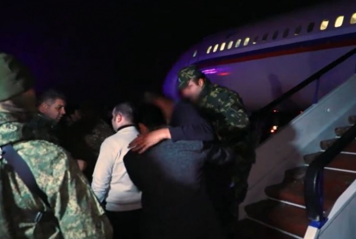 Group of Armenian POWs held in Azerbaijan repatriated