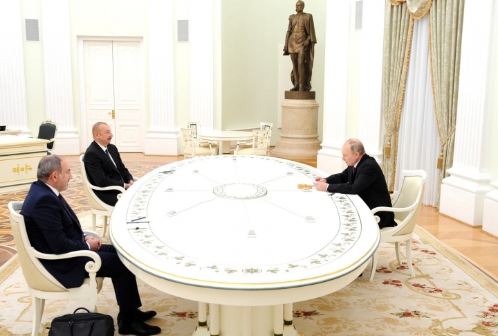 Pashinyan, Putin and Aliev's joint statement